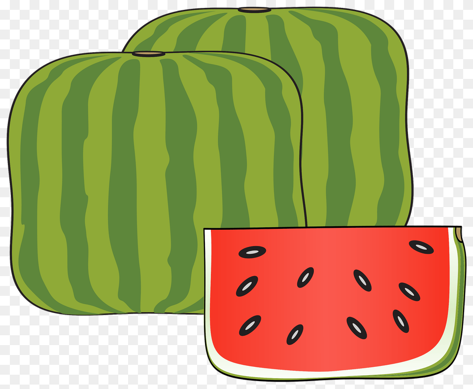Watermelon Cube And Slice Clipart, Food, Fruit, Plant, Produce Free Transparent Png