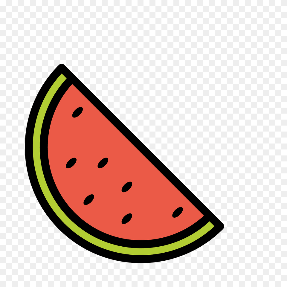 Watermelon Emoji Clipart, Food, Fruit, Plant, Produce Free Png