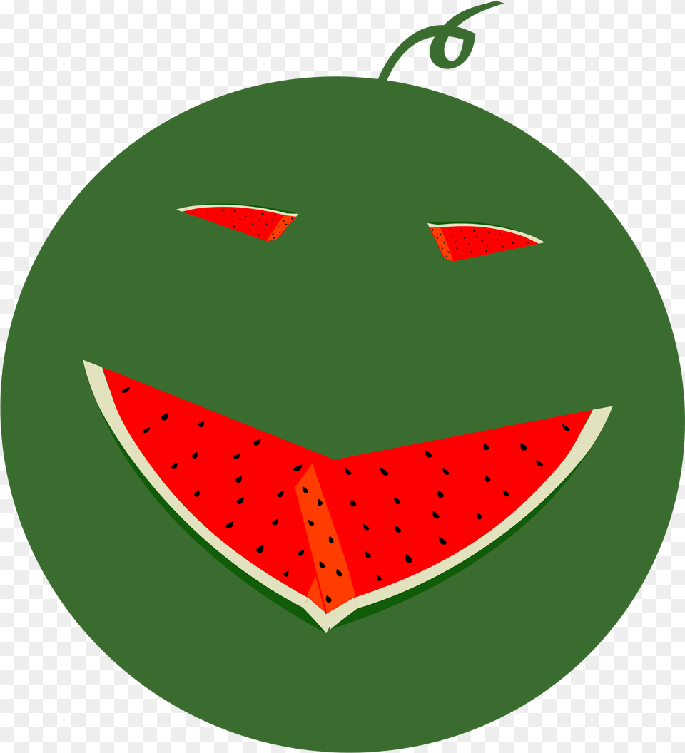 Watermelon Face, Food, Fruit, Produce, Plant Free Png