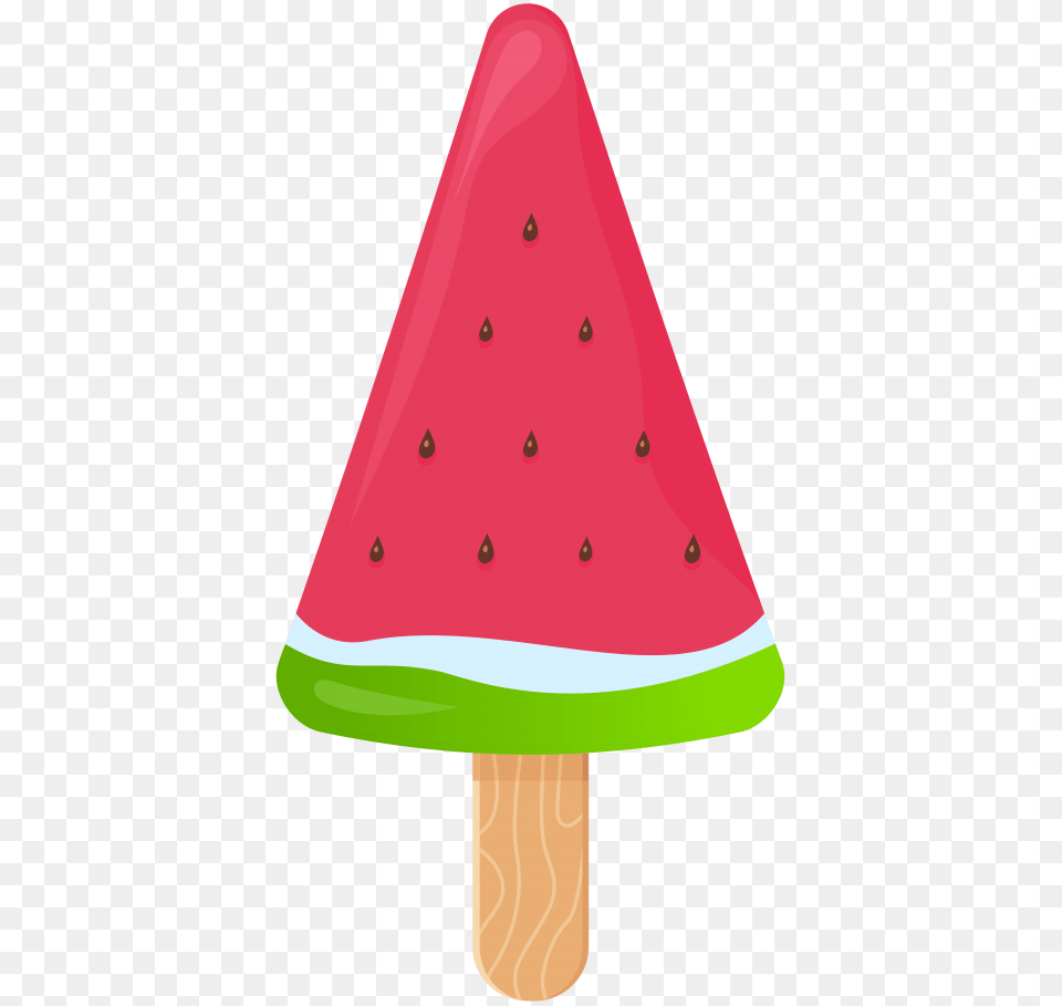 Watermelon Ice Cream Stick, Food, Fruit, Plant, Produce Free Png Download