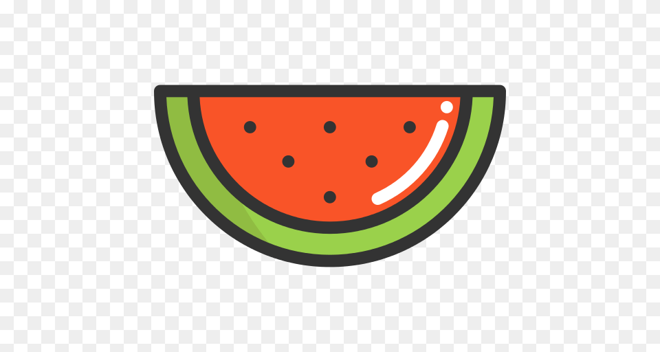 Watermelon Icon, Food, Fruit, Plant, Produce Png Image