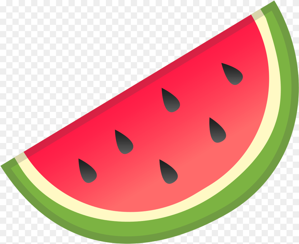 Watermelon Icon Noto Emoji Food Drink Iconset Google Watermelon Emoji, Fruit, Melon, Plant, Produce Png
