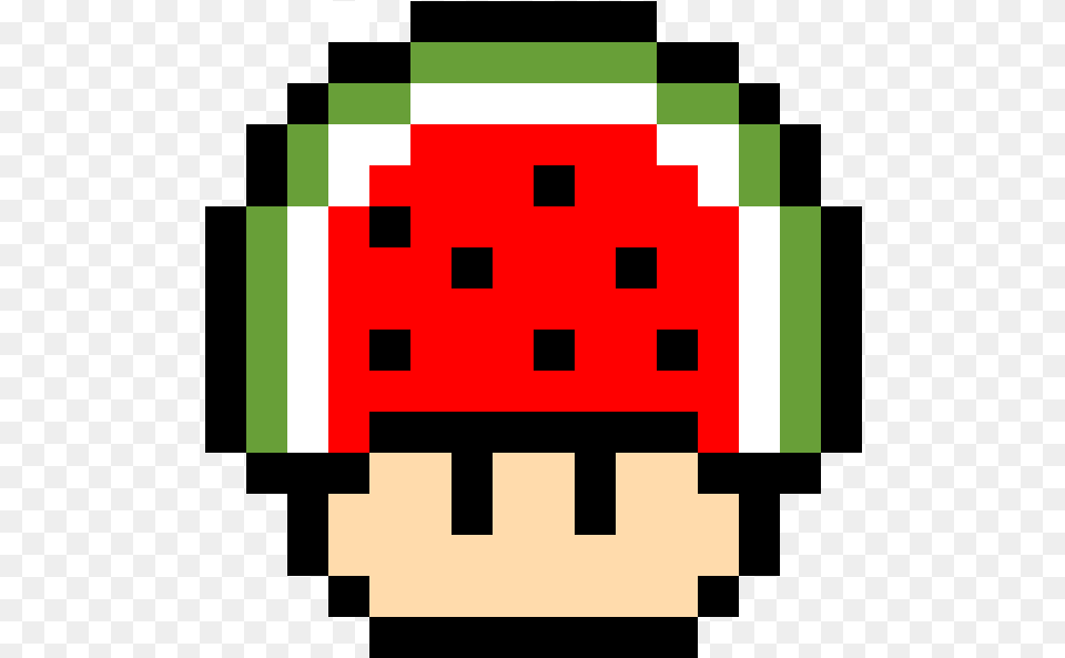 Watermelon Mushrom Clipart Pixel Art Super Mario, First Aid, Food, Fruit, Plant Png