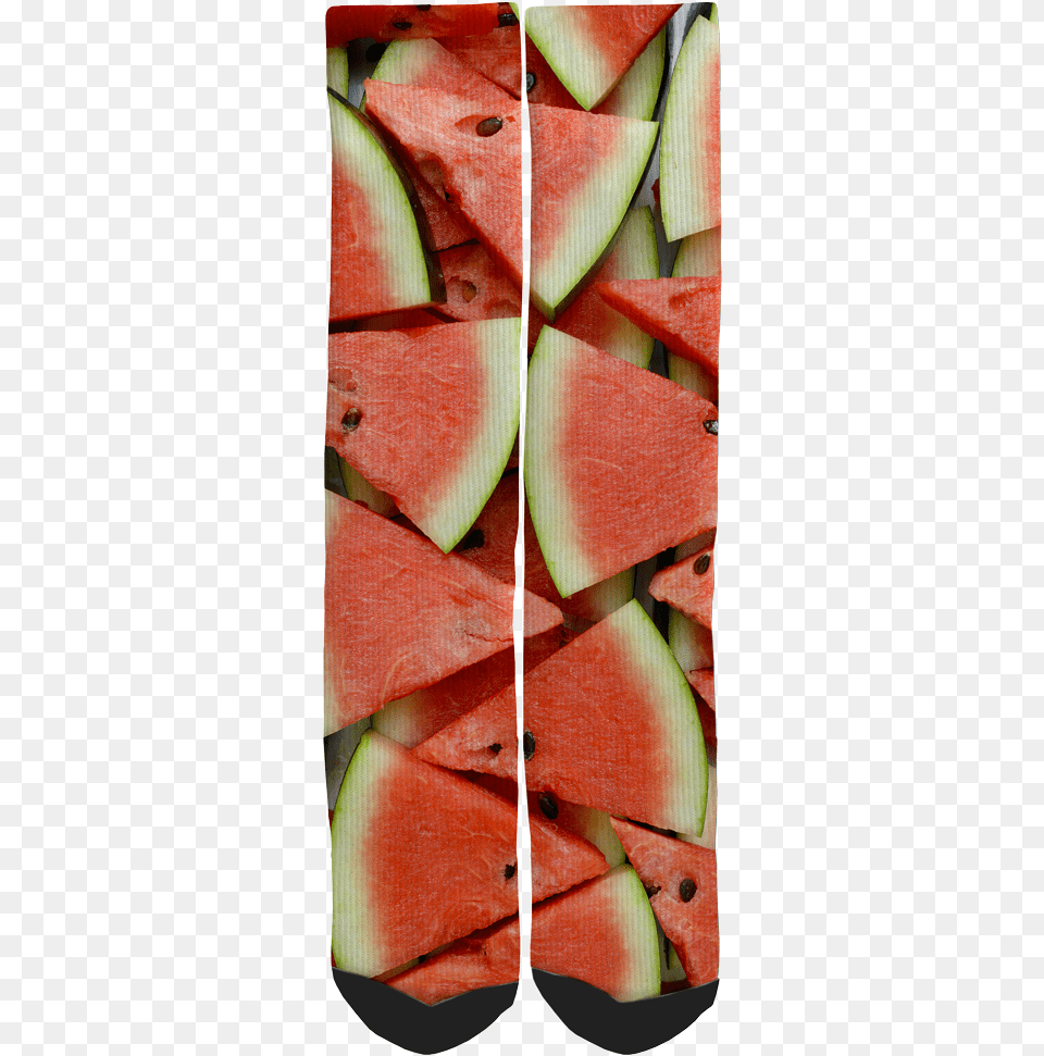 Watermelon Novelty Crew Socks Natural Foods, Food, Fruit, Plant, Produce Free Png