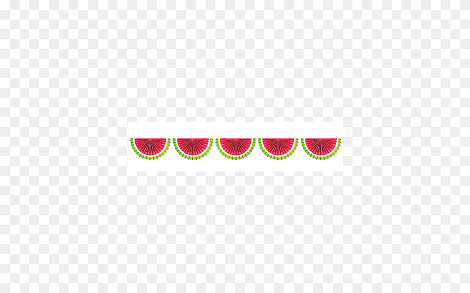 Watermelon Paper Bunting Garland Zurchers, Cream, Dessert, Food, Icing Free Png