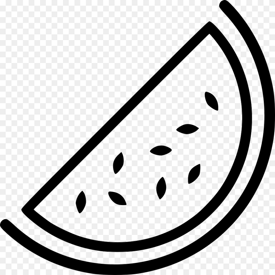 Watermelon Slice Icon Download, Food, Fruit, Plant, Produce Free Transparent Png