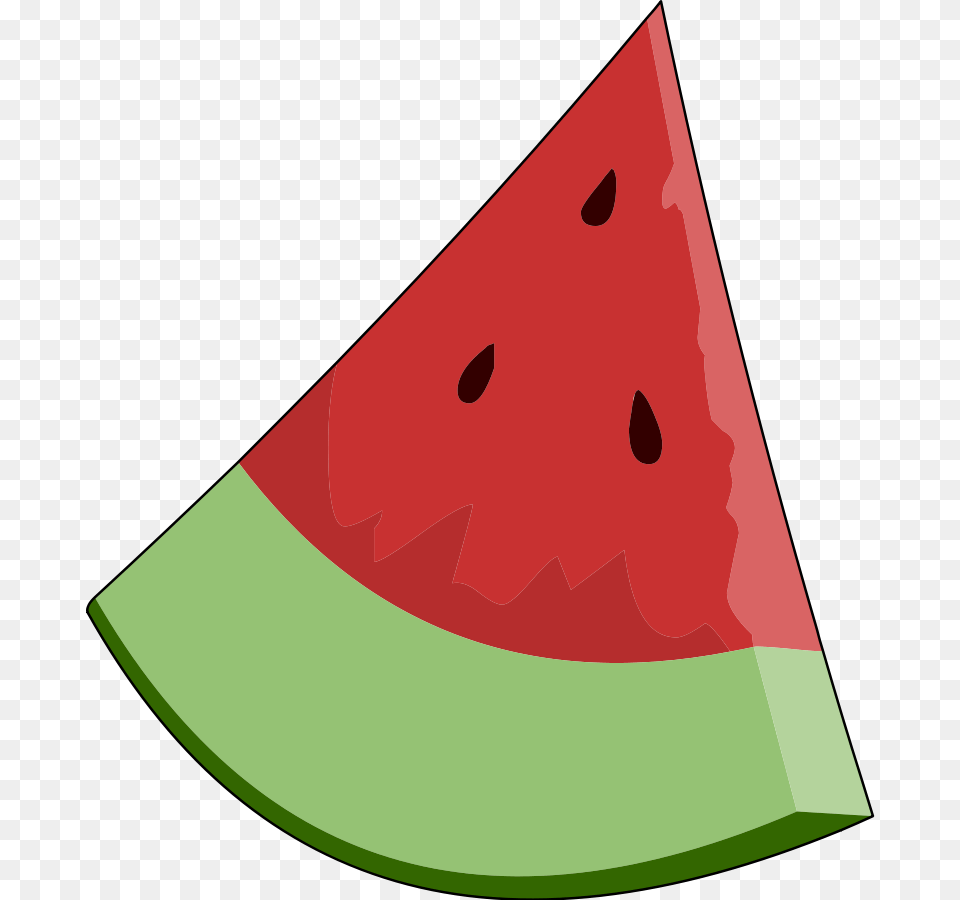 Watermelon Slice Wedge Clip Arts For Web, Food, Fruit, Plant, Produce Free Png Download