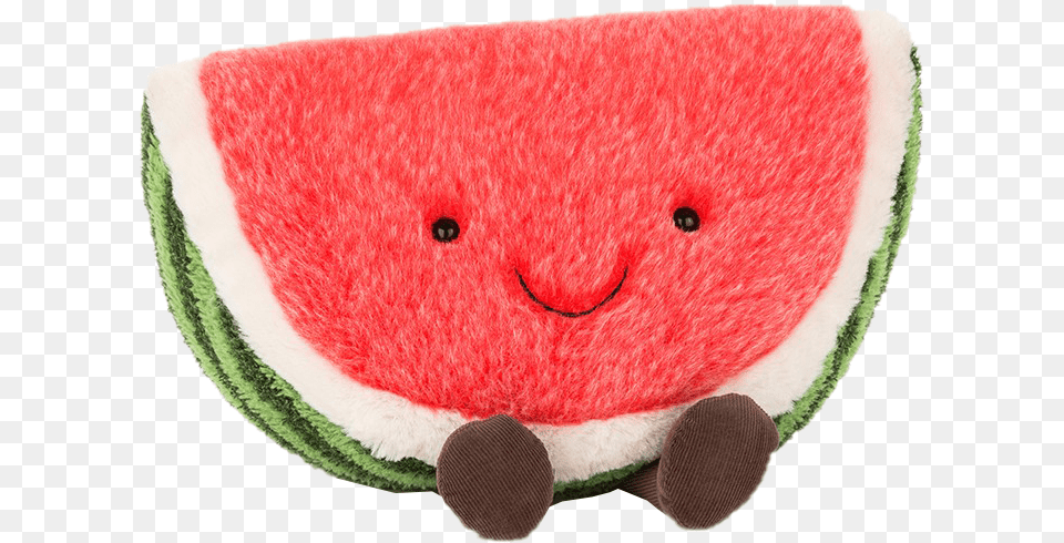Watermelon Transparent Background Jellycat Amuseable Watermelon, Food, Fruit, Plant, Produce Free Png Download