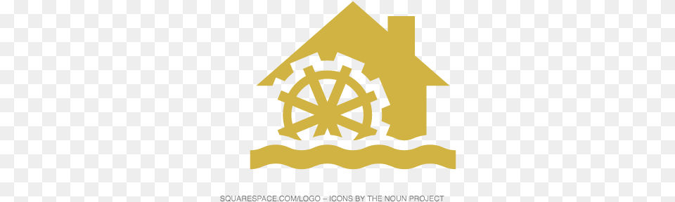 Watermill Ware Water Mill Logo, Symbol, Machine, Wheel, Outdoors Free Png