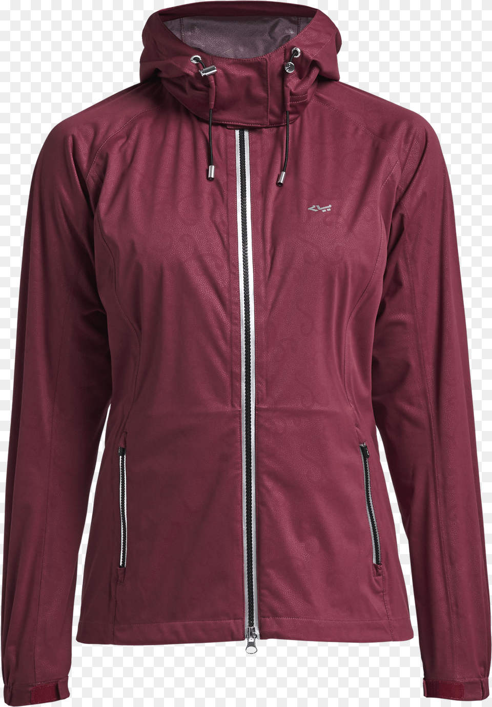 Waterproof Jacket Burgundy Rain Swirl Jacket Png Image