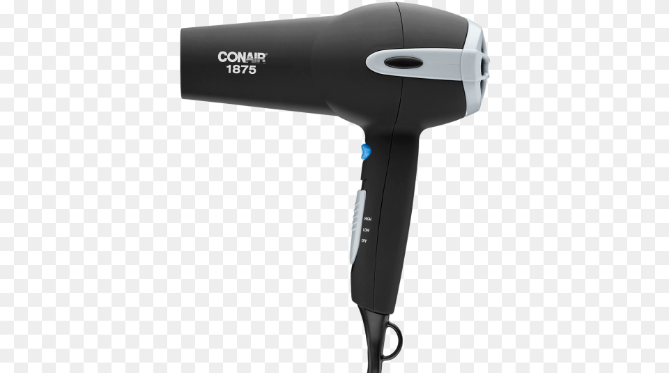 Watt Tourmaline Ceramic Styler Conair 1875 Watt Ionic Ceramic Hair Dryer Black, Appliance, Blow Dryer, Device, Electrical Device Png