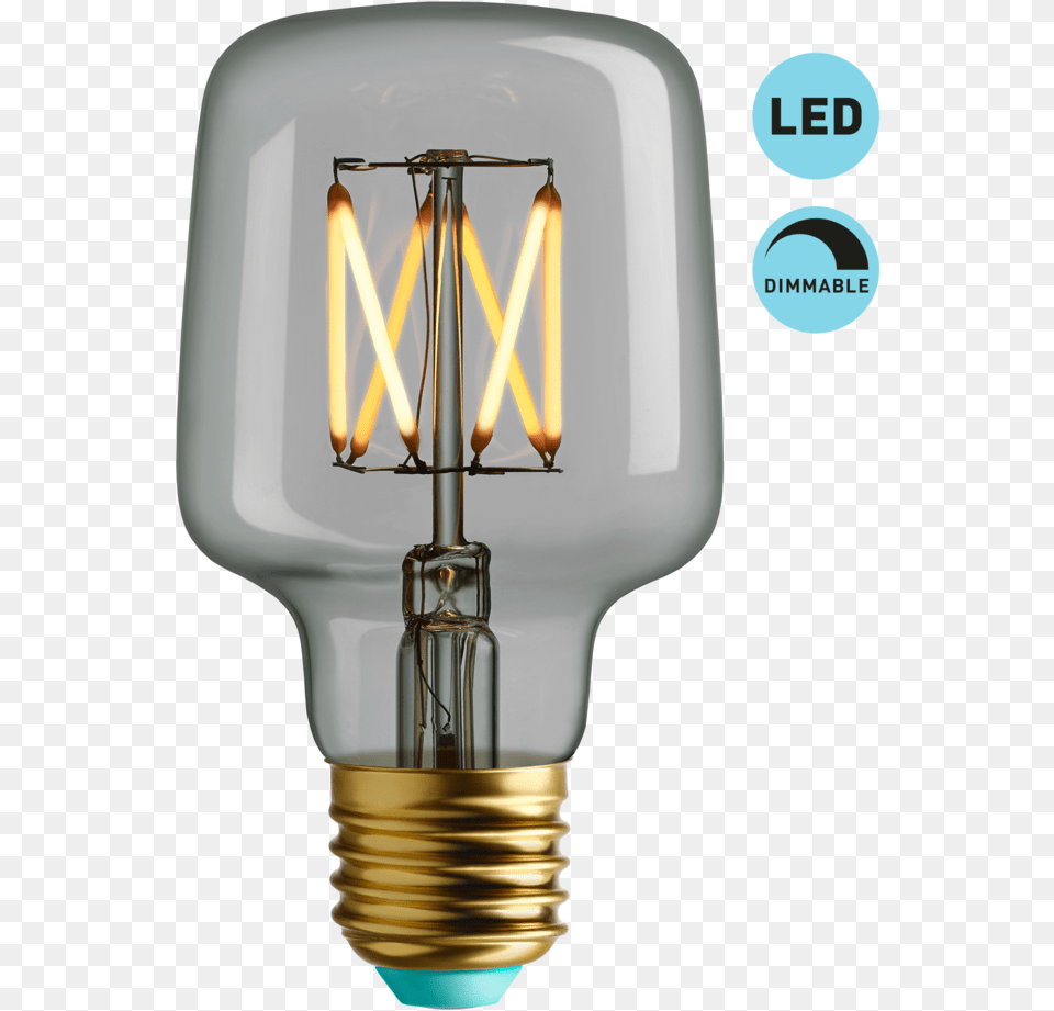 Wattnott Edison Style Led Bulb Wilbur Plumen, Light, Lightbulb, Festival, Hanukkah Menorah Png Image