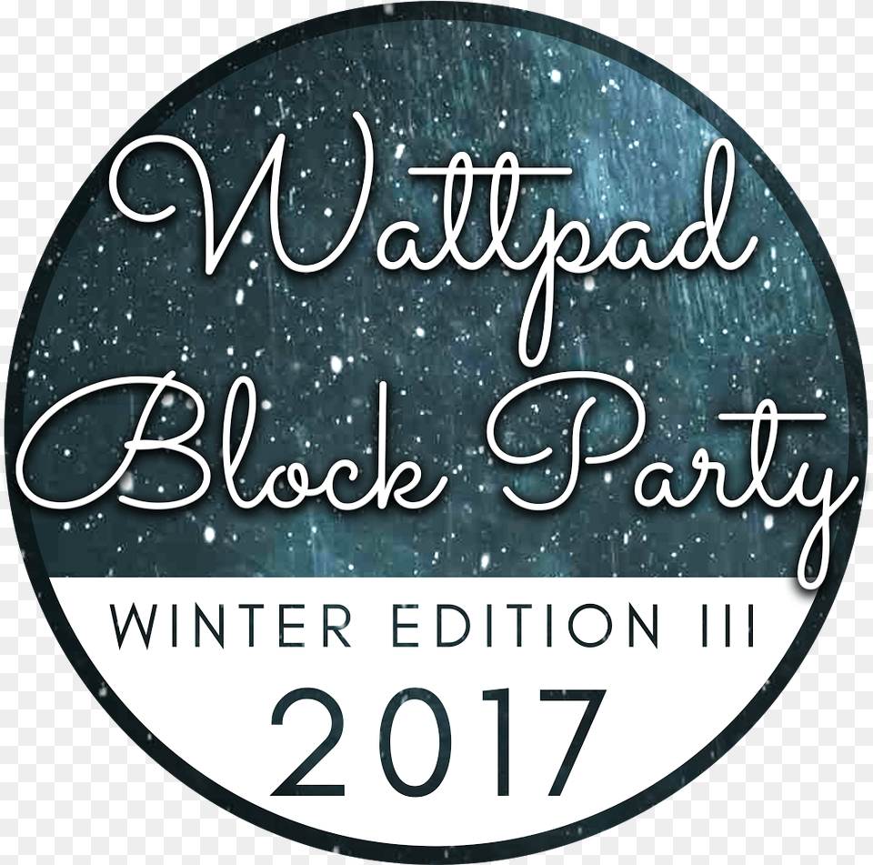 Wattpad Block Party Winter Edition Iii Sticker, Book, Publication, Disk, Text Free Png Download