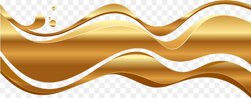 Wave Clip Ribbon Gold Shapes Background, Bow, Weapon, Art, Graphics Png Image
