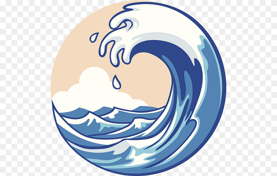 Wave Clipart Royalty Tidal Clip Transparent Transparent Ocean Wave Cartoon, Water, Sea, Nature, Outdoors Free Png