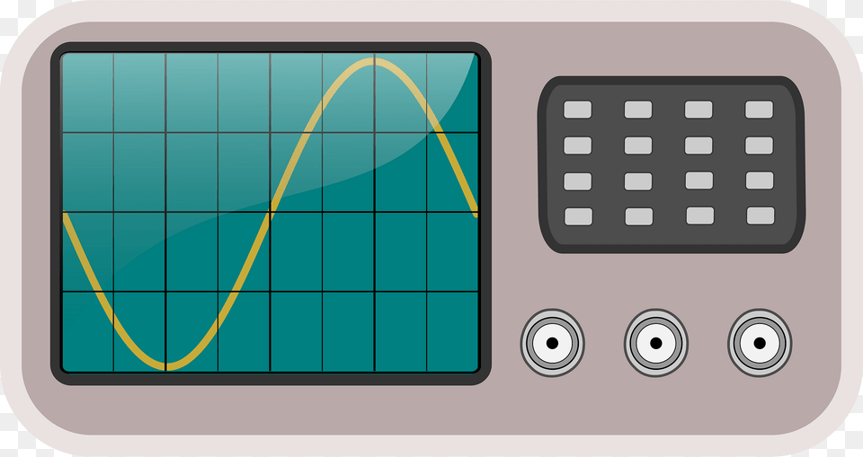 Wave Length Clipart, Electronics, Oscilloscope Free Transparent Png