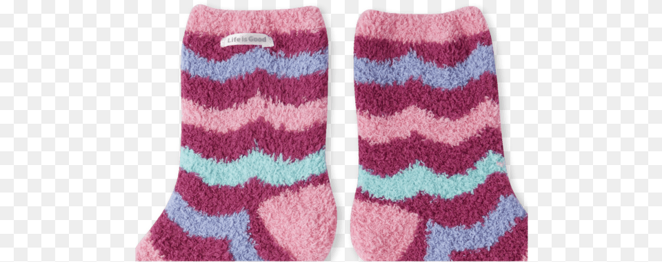 Wave Pattern Snuggle Socks Sock, Home Decor, Clothing, Hosiery Free Transparent Png
