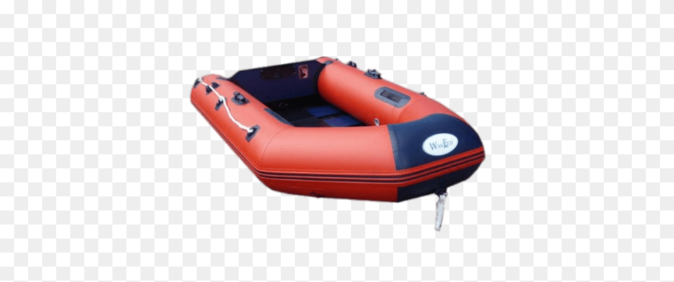 Waveco Orange And Blue Inflatable Dinghy, Boat, Transportation, Vehicle, Watercraft Free Png