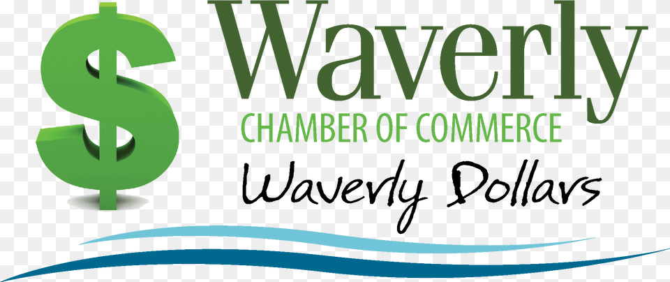 Waverly Dollars Reminder The City Of Waverly Printing, Green, Symbol, Text, Number Png