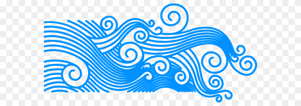 Waves Art, Floral Design, Graphics, Pattern Png Image