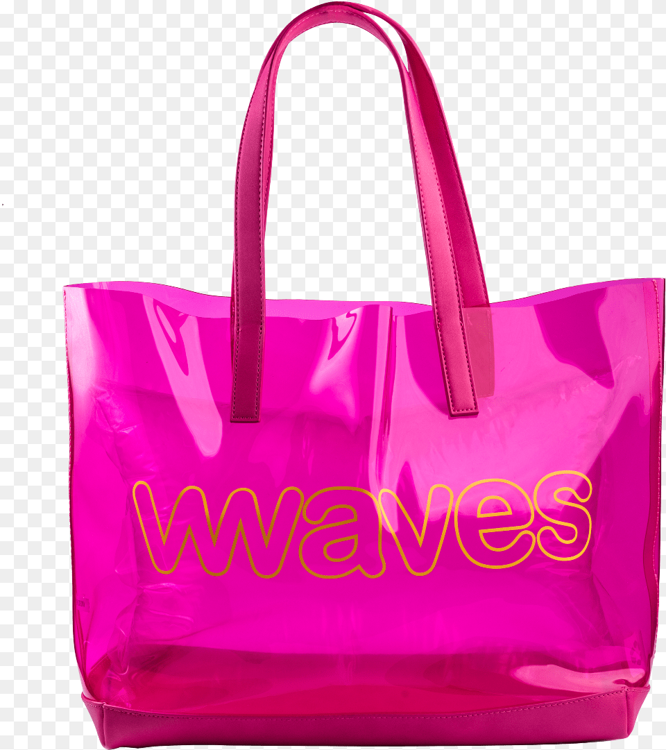 Waves Pink Swim Bag Transparent, Accessories, Handbag, Tote Bag, Purse Png