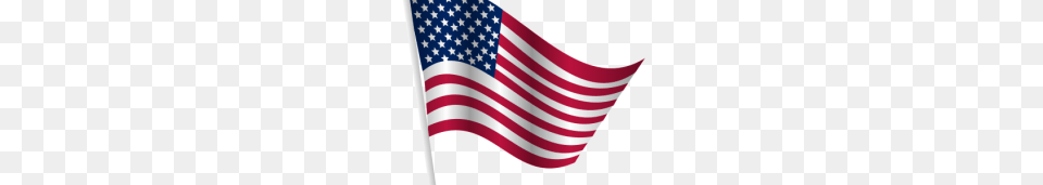 Waving American Flag Drawing, American Flag Free Png Download