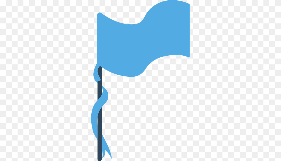 Waving Blue Flag With Ribbon Vector Icon Illustration, Cushion, Home Decor, Text, Clothing Png