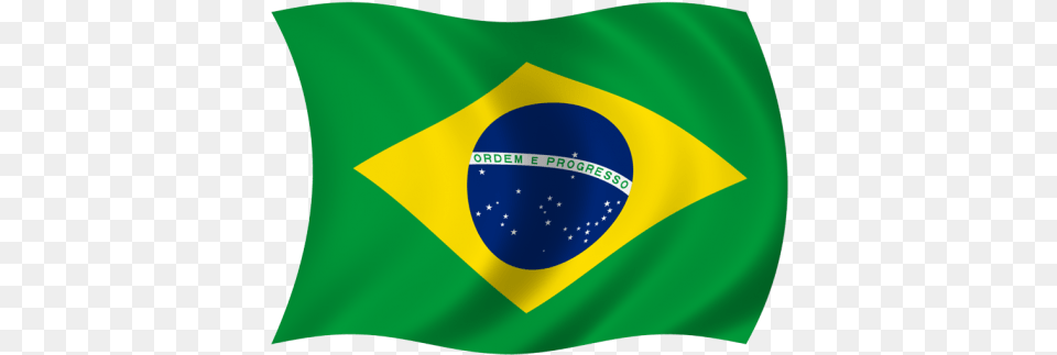 Waving Brazilian Flag Flag Of Brazil, Brazil Flag Free Png Download