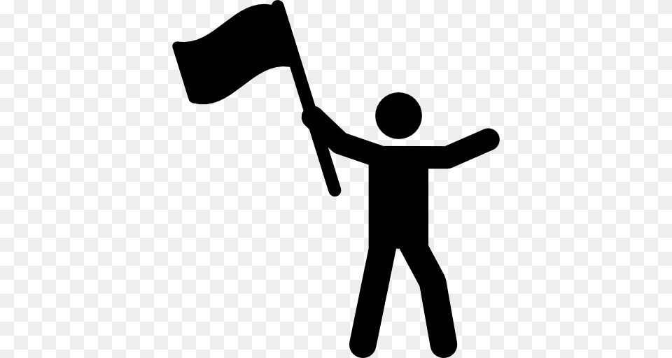 Waving Flag, People, Person, Silhouette, Smoke Pipe Free Png Download