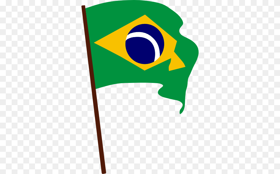 Waving Flag Of Brazil Clip Art Png