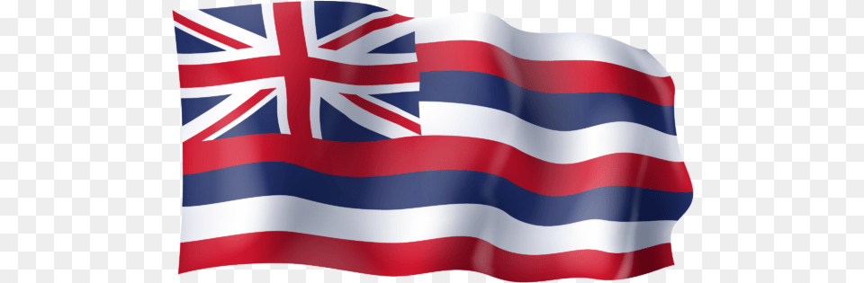 Waving Flag Of Hawaii Hawaii State Flag Png