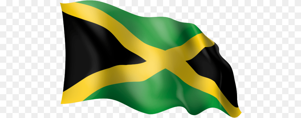 Waving Flag Of Jamaica Vertical Free Png