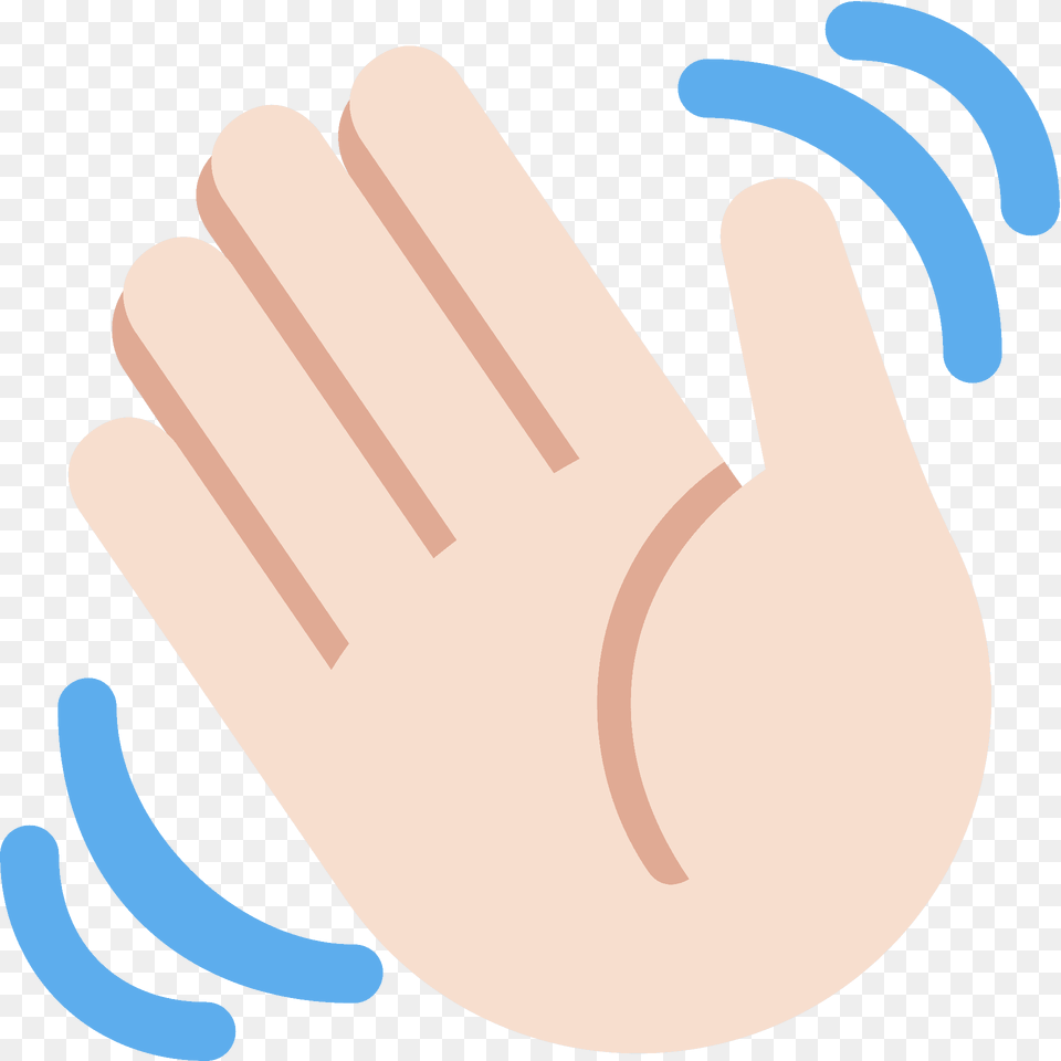 Waving Hand Emoji Clipart, Body Part, Clothing, Finger, Glove Free Png