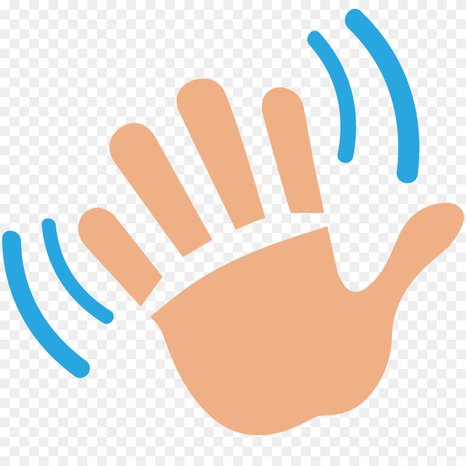 Waving Hand Emoji Clipart, Clothing, Glove, Body Part, Finger Png