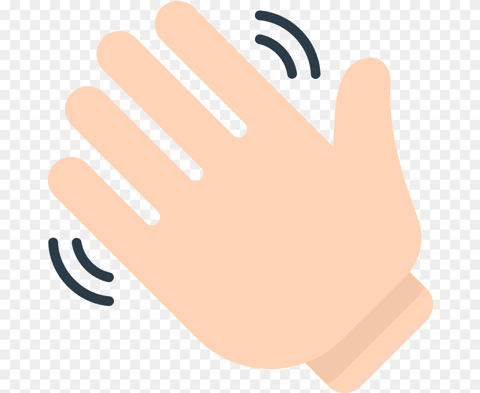 Waving Hand Emoji Clipart Waving Hand Emoji Black Background, Body Part, Clothing, Finger, Glove Png Image