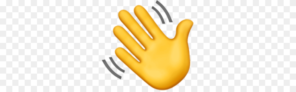 Waving Hand Sign Emojis Emoji Hunting And Hands, Clothing, Glove, Body Part, Finger Png Image