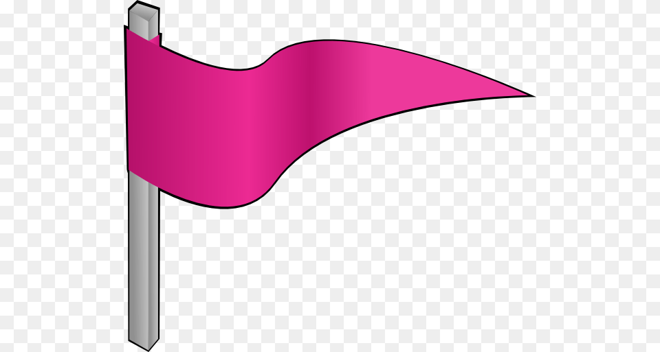 Waving Pink Flag Svg Clip Arts Pink Flag Clip Art, Graphics, Smoke Pipe, File Free Png