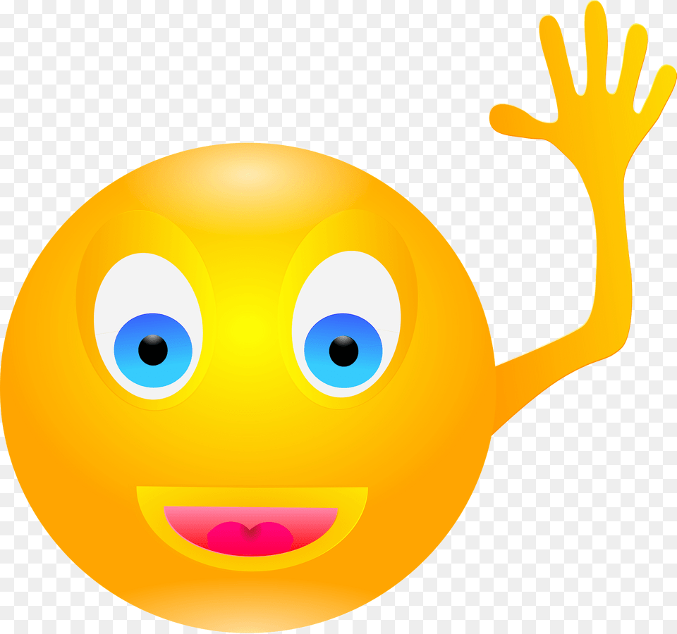 Waving Smiley Clipart Free Transparent Png