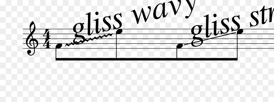 Wavy Glissando Is Not Wavy Musescore, Gray Png
