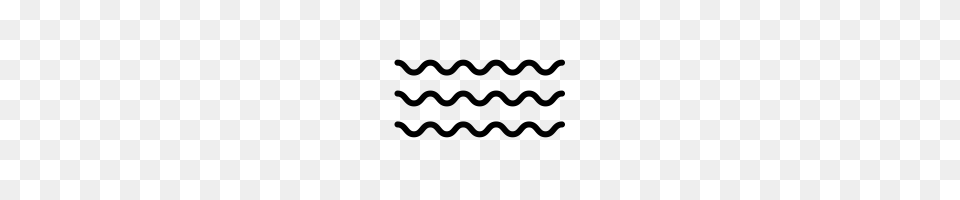 Wavy Lines Icons Noun Project, Gray Free Transparent Png