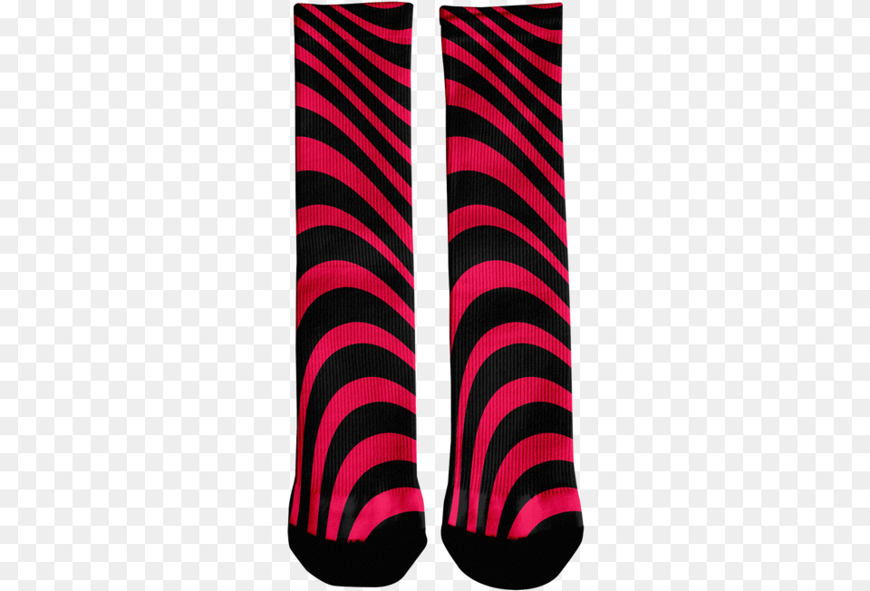 Wavy Lines Printed All Over In Hd On Premium Fabric Sock, Clothing, Hosiery, Accessories, Formal Wear Free Transparent Png