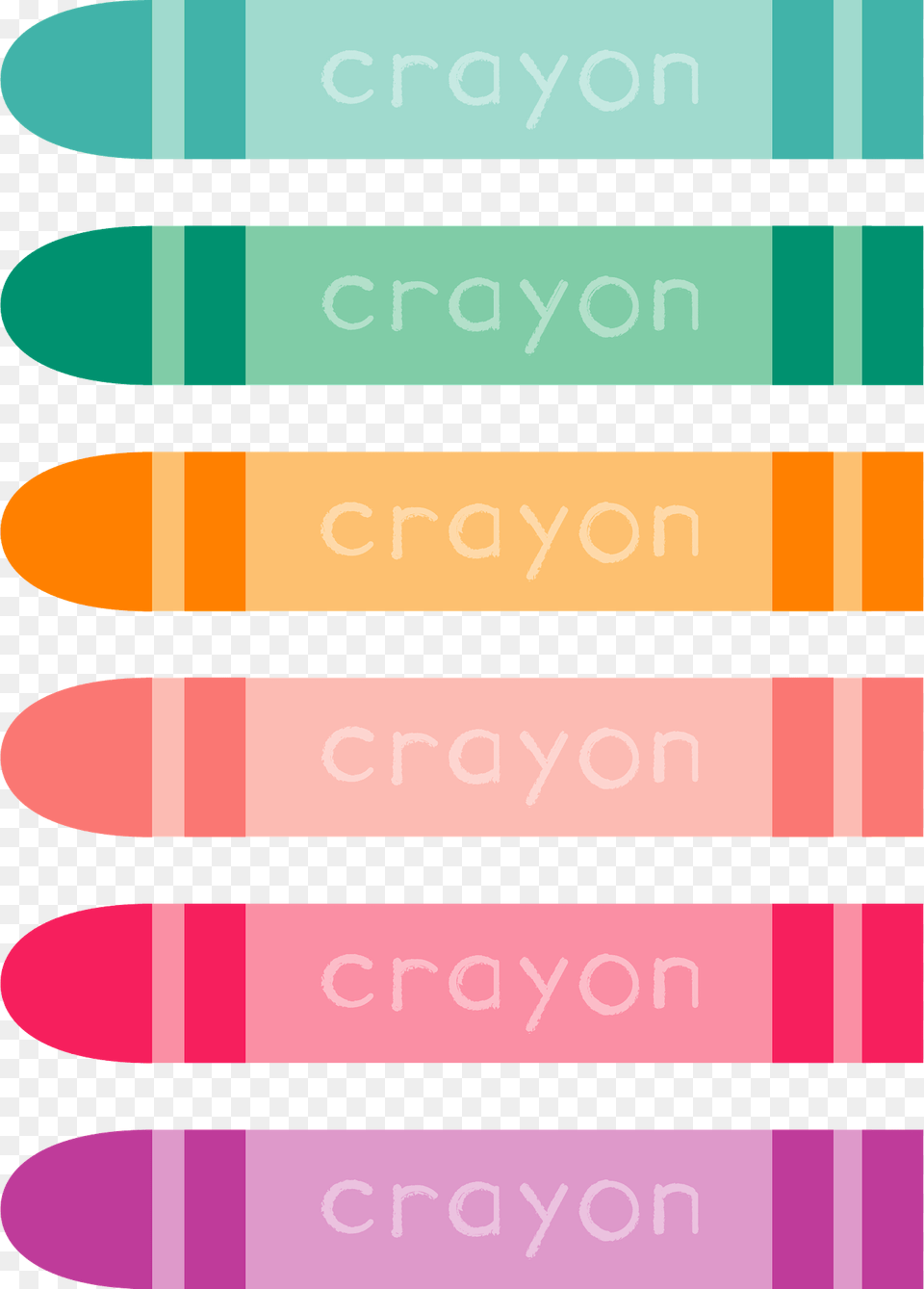 Wax Crayon Clipart Free Png