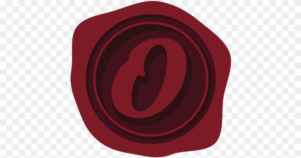 Wax Seal Letter O Icon Of Flat Style Available In Svg Circle, Wax Seal Png