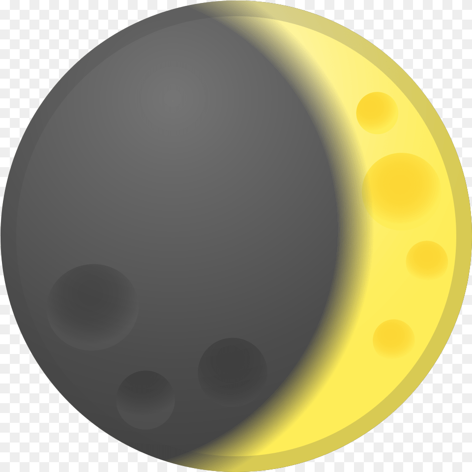 Waxing Crescent Moon Icon Circle, Sphere, Disk Png Image