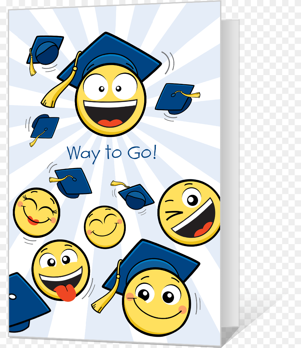 Way To Go Grad Printable Printable Graduation Cards, People, Person, Text, Face Png