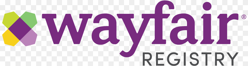 Wayfair Wedding Logo Wayfair Registry, Purple, Text Png Image