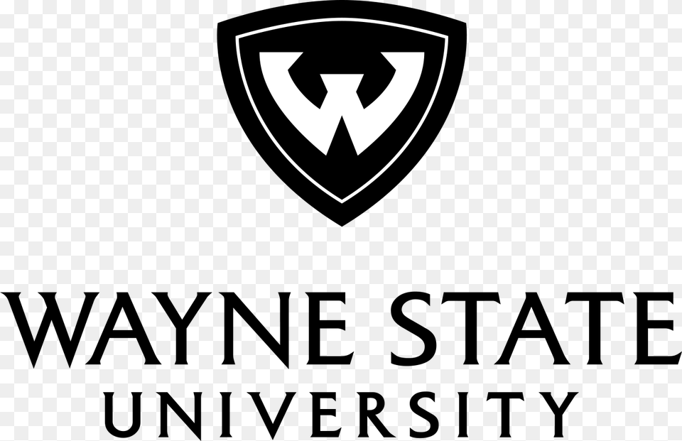 Wayne State Logo Black And White Png Image