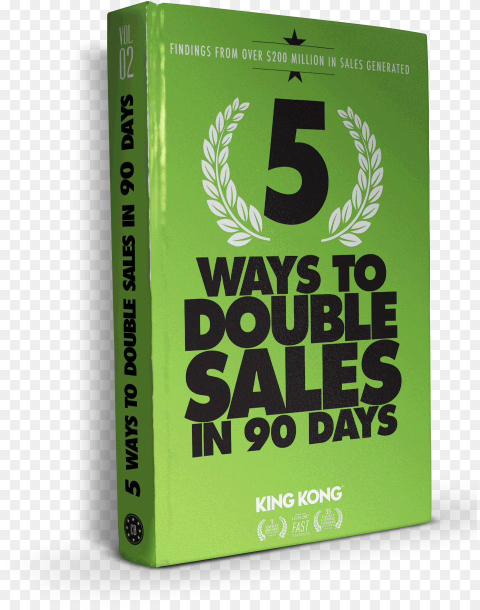 Ways To Double Your Sales In 90 Days King Kong Digital Agency, Book, Publication, Novel Free Png