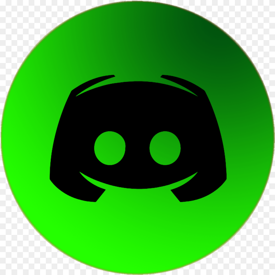 Wayscript Black And White Discord Icon, Green, Disk, Logo, Symbol Free Png
