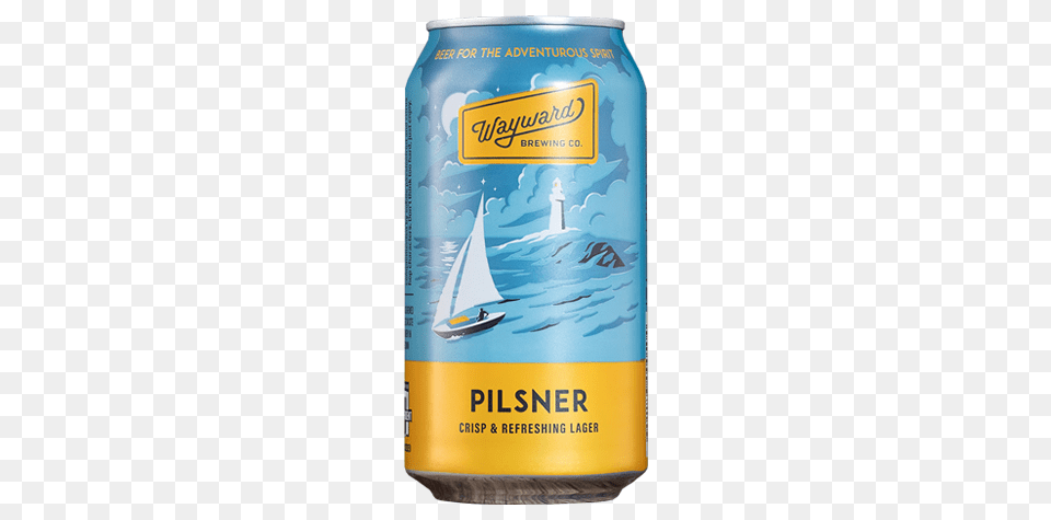 Wayward Brewing Pilsner, Vehicle, Transportation, Boat, Sailboat Png Image